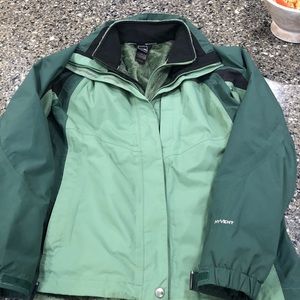 North Face Women’s 2 piece jacket Large